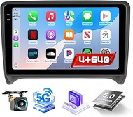 4+64G Android 15 Radio for Audi TT MK2 (8J) 2006-2014, 9" Incell Touchscreen for Audi TT Car Stereo,