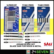 SALI HIGH QUALITY JIGSAW BLADE T SHANK JIG SAW CUTTING BLADE FOR WOOD METAL PLASTIC ETC JIGSAW BLADE