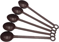 5PCS 10 Gram Measure Spoon Coffee Bean Scoop Long Plastic Tablespoon Honey Teaspoons Measuring Plast