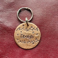 手工客製金屬狗牌 寵物吊牌 寵物名牌 Leaves-03