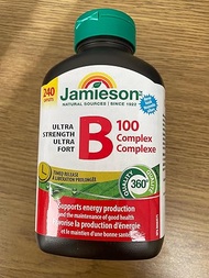 Jamieson Vitamin B100 Complex Ultra Strength Timed Release, 240 caplets