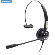 RJ9 Telephone Headset Noise Canceling Mic for AVAYA 2400 4600 series Aastra Allworx Adtran Alcatel L