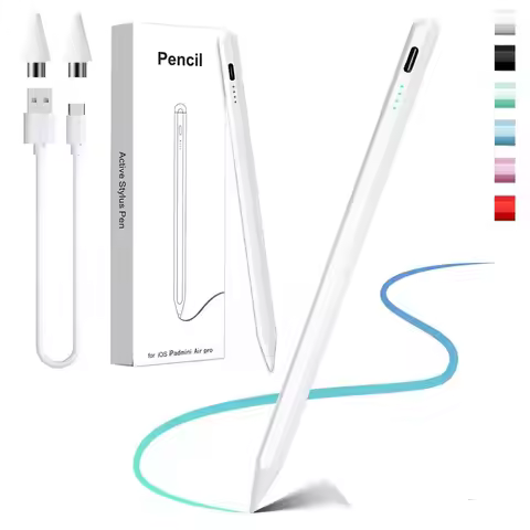 Rechargeable Stylus Pen Mobile Phone Battery Indicator Tablet Touch Pen Palm Rejection Tilt Sensitiv