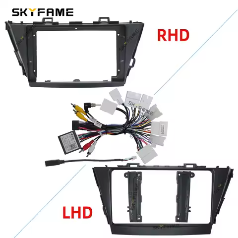 SKYFAME For Toyota Prius Plus V Alpha Prius+ Car Frame Fascia Adapter Canbus Box Decoder Android Rad