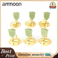 6Pcs Open-Style Guitar Tuning Keys String Tuning Pegs Vintage Tuners Guitar Machine Head 3L3R With M
