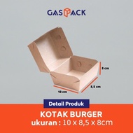 Burger Box - 10 x 8.5 x 8cm (Contents 20 PCS)