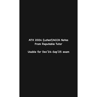 ACCA ATX 2025 Tutor Notes Exam