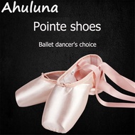 【Shop the Latest Trends】 Girls Pointe Shoes Ballet With Toe Pad Silk Satin Canvas Dance Womem Shoes Ladies Sneakers With Ribbons Gel Silicone Case Ds019
