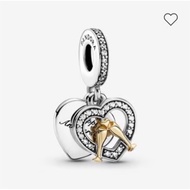 Two-Color Anniversary Charms Silver-Gold pandora New Hand.