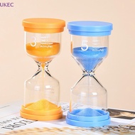 UKEC 1PC 3/5/10/15/30 Minutes Colorful Sandglass Children Kid Gift Toy Sand Timer Hour Glass Home De