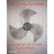 18” D hole fan blade