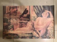 【台灣博土TWBT】202306-021 無湖景綸綢緞局 手繪裸女海報(複製)