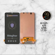 LCD SAMSUNG A70 / SAMSUNG A70S A705 TOUCHSCREEN FULLSET COMPLETE ORIGINAL