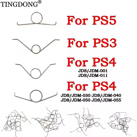 10/20/30/50pcs R2 L2 Trigger Buttons Springs for PS3 PS5 PS4 Pro Slim Controller Spring JDM 001 010 