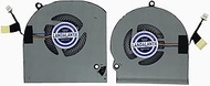 Replacement New CPU+GPU Cooling Fan for Dell Alienware 15 R3 R4 P69F Series 0JWH30 04D3V1 EG75070S1-