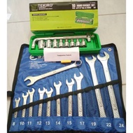 Tekiro 8-24mm Socket Wrench Set 8-24mm Wrench Package