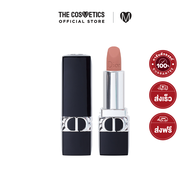 Dior Rouge Matte Lipstick 1.5g - 100 Nude Look ลิปสติก เนื้อแมทท์ กำมะหยี่ ลิป ดิออร์ ติดทน