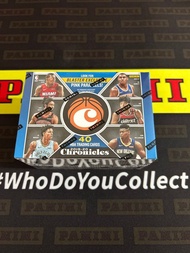 Panini Chronicles 2019 2020 NBA Basketball Blaster Box Exclusive Rookie RC and Star Insert Cards Airborne Signatures Red Threads Playbook Donruss Rated Marquee XR Pink Prizm Optic Silver Parallels Zion Morant Coby White RJ Barrett Cover NEW Sealed