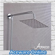 Atocco 10 Inch Stainless Steel Bathroom Home Chrome Shower Set includes Shower Head and Shower Arms and 1.5M Hose