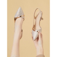 Sandal wanita Daphne model baru 2025, kasut tumit tinggi wanita, elegan dan selesa, kasut wanita unt