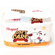 Thxpet Soft Care Pet Diapers X-Small size (25cm x 33cm) 12pcs