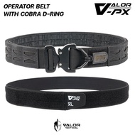 VALOR PX - Operator Belt GEN 2 เข็มขัดยุทธวิธี 2 ชั้น เข็มขัดผู้ชาย ทหาร ตำรวจ หัว Cobra + D-Ring