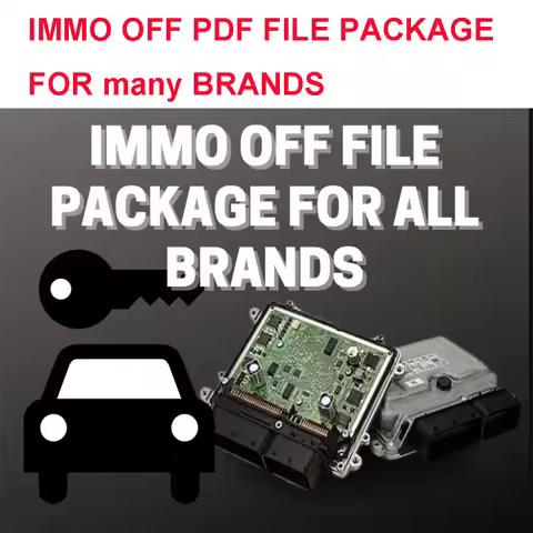 IMMO OFF FILE PACKAGE Multi-BRAND PDF File for VW VAG for AUDI for HONDA for BMW for RENAULT ECU Rep