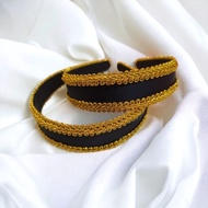 SHARON - Tradisional Sabah Sarawak Borneo Kadazandusun Kaamatan Susuga Headband Hair accessories Gol
