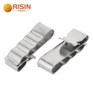 Risin Stainless Steel Solar PV Cable Clips Cable Clamp For 4mm2 6mm2 12awg 10awg PV Solar Cable Wire