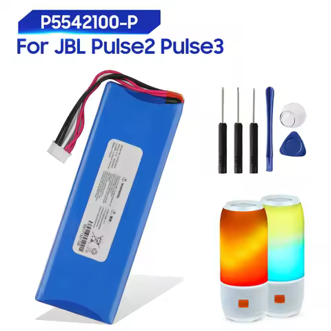 Original Replacement Battery For JBL Pulse3 Pulse2 Pulse 3 Pulse 2 P5542100-P Genuine Battery 6000mA