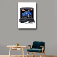KRMK Poster Kayu NISSAN SKYLINE R34 2 FAST 2 FURIOUS BRIAN O CONNOR CAR TOON Poster Otomotif