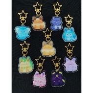 Eevee Evolution Pokemon Fanart Anime Acrylic Keychain