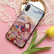 超薄超輕四角全保護手機殼 iPhone 浮雕保護殼_附贈手機桌布