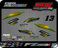 Stiker Striping Standar Hologram Yamaha FZ150i 2014 / NVL 2014 Malaysia
