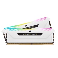 16GB (8GBx2) DDR4/3200 RAM PC (แรมพีซี) CORSAIR VENGEANCE PRO RGB SL (WHITE) (CMH16GX4M2E3200C16W)