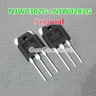 10ชิ้น5คู่ NJW0302G แท้ NJW0281G TO-3P (NJW0302 5ชิ้น + NJW0281 5ชิ้น) TO-3P ออดิโอเครื่องขยายเสียงท