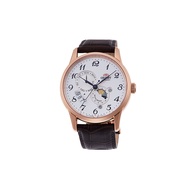 ORIENT RA-AK0001S SUN AND MOON MECHANICAL CLASSIC F6B24 42.5MM LEATHER MEN'S WATCH
