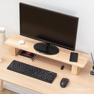 ST/🎫【One piece dropshipping】Computer Monitor Elevated Rack Office Wooden Storage Rack Position Desk Mat High Support IMZ