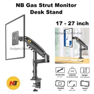 North Bayou NB H80 17 - 27 Inch Gas Strut Single TV Computer Monitor Mount Bracket Desk Stand 2560.1 , 2656.1
