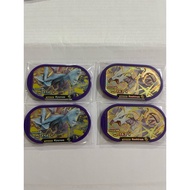Pokémon Mezastar Galaxy Legacy Purple 6 star tag Reshiram/Kyurem random free 2 star,3 star,4 star ta