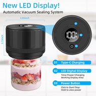 Electric Mason Jar Vacuum Sealer Kit Multi-Function Automatic Vacuum Sealer for Food Storage Mouth M