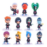 * * Anime Naruto Akatsuki Q Figure 11 in 1 set Action Figure PVC Figure