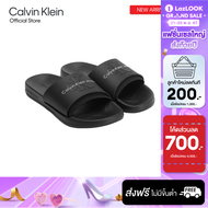 CALVIN KLEIN รองเท้าแตะผู้หญิงแบบสวม รุ่น YW00585 BDS - สีดำ