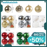 Set of 4 Pearls 10cm E4 Christmas Tree Decoration Home Decor NTXSS223