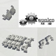 [Huanling] 1: 35 132 American M1A1/M1A2 Tank Model Metal Track