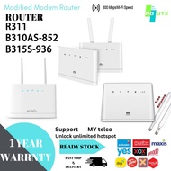 Wifi Modified Unlimited Hotspot Original Huawei B310 / B315 / CM290E 4G Household Portable Modem
