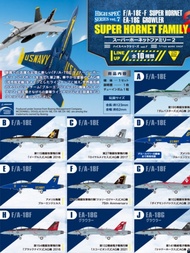 Ready Stock F-toys 1/144 High Precision 7 F/A-18E/F Super and Bumblebee Fighter Aircraft Model