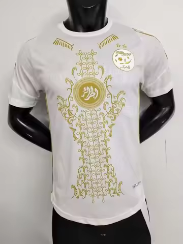 Summer New 24-25 Algeria Special Edition Football Jersey 3D Printing Fashion Short-Sleeved T-Shirt f