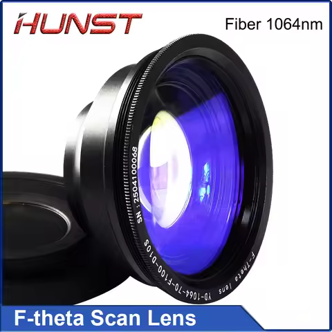 HUNST -F-theta Scanning Lens 1064nm Field Lens 50-400mm F80-525mm For Fiber Laser Marking Machine Ac