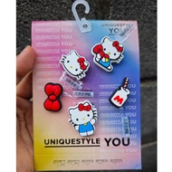 Cross sandals charm Set, cute HELLO KITTY cross sandals decoration accessories, HELLO KITTY jibbitz 